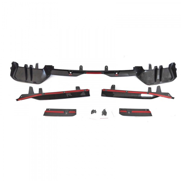 Diffuseur arrière look M-Perf noir brillant pour BMW Série 5 G60 / G61 - 23-26