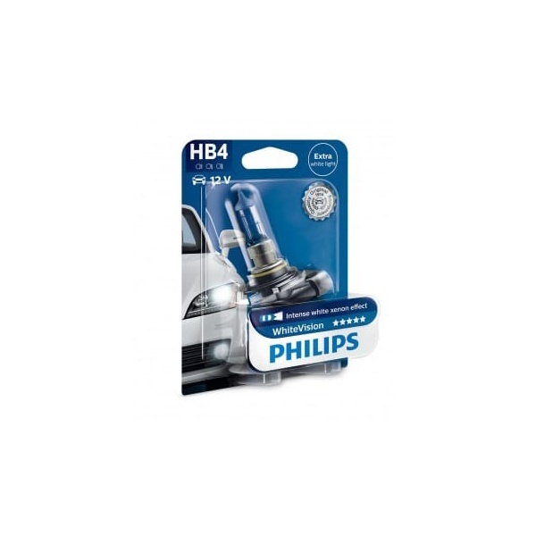 1 ampoule HB4 9006 Philips White Vision 4300k