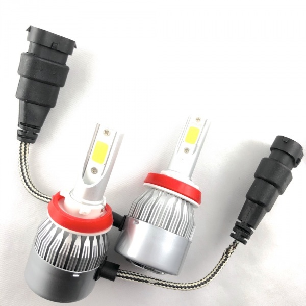 2 LED-Lampen H8 HEADxtrem C6 7600lumen 72W - Reinweiß