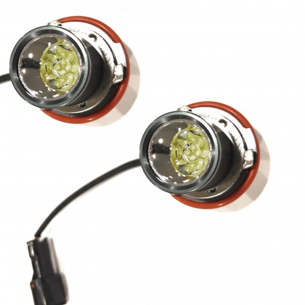 Pack Ampoule LED 20Watts angel eyes BMW E39 E53 E60 E83 E87 - Blanc
