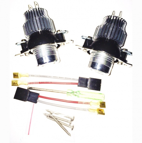 Pack Ampoules LED 10Watts anneaux angel eyes BMW E90 E91 LCI (phase 2) - Blanc