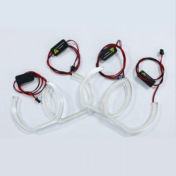 4 Angel eyes U LED 3D BMW E82 E87 E90 E91 E92 E60 F22 F30 F31