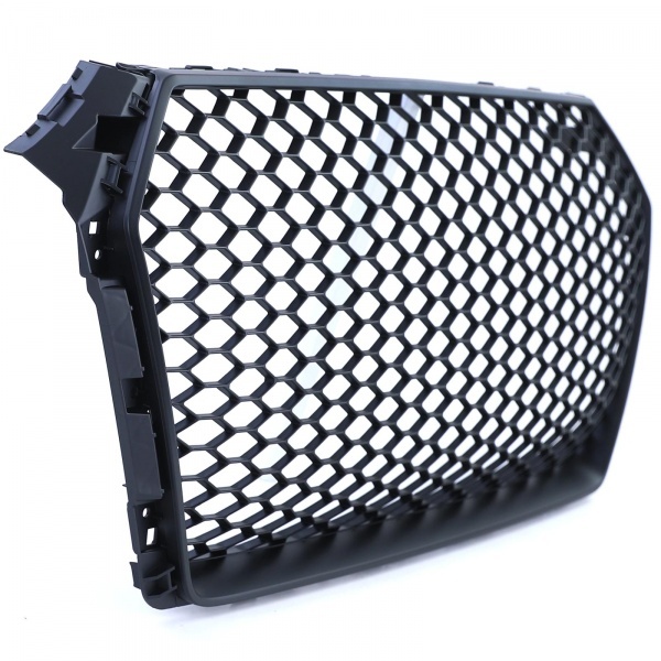 Grille calandre Audi A4 B9 modele 15-19 - look RS - Noir Mat
