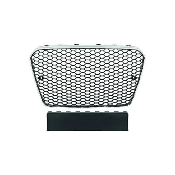 Grille calandre Audi A5 12-16 - look RS5 - Chrome Noir - PDC