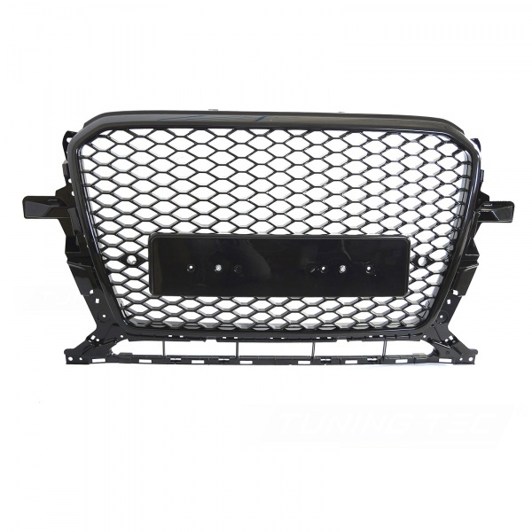 Calandre avant look RS noir brillant avec PDC pour Audi Q5 8R 12-16