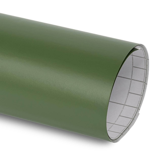 Film covering Premium Matt vert foncé mat 152 cm anti-bulles vendu au mètre
