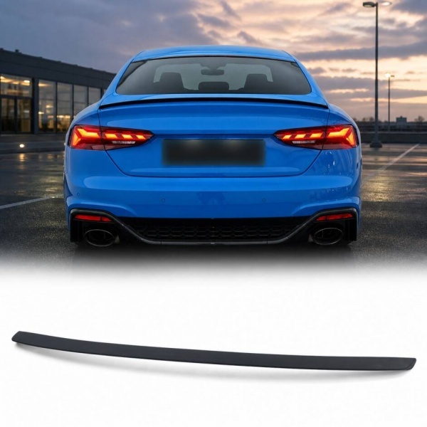 Becquet de coffre look Sport noir mat pour Audi A5 / S5 / RS5 F5 Sportback 16-