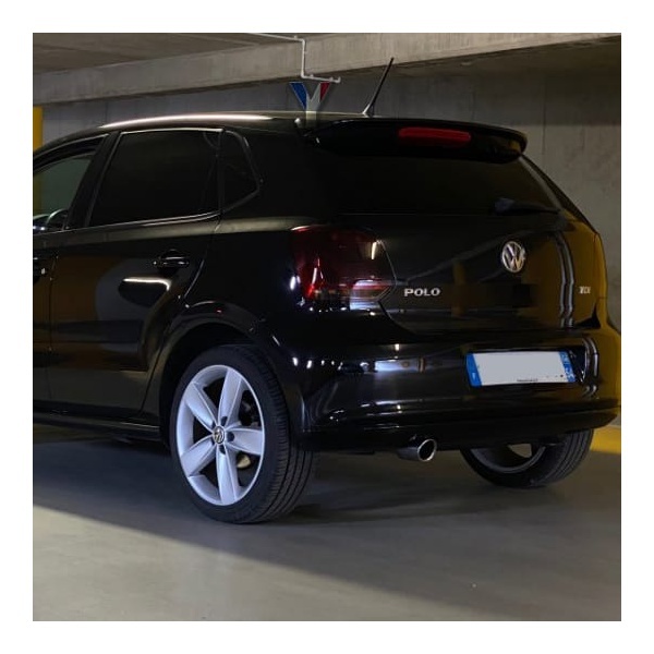 Becquet spoiler de toit - VW Polo 6R 09-14 - noir brillant