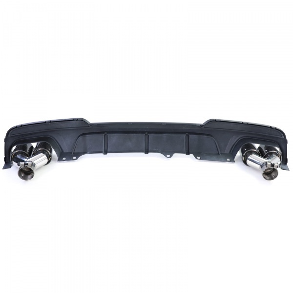 Kit Diffuseur Echappement BMW serie 5 F10 F11 - 4 tubes carbone - Mat