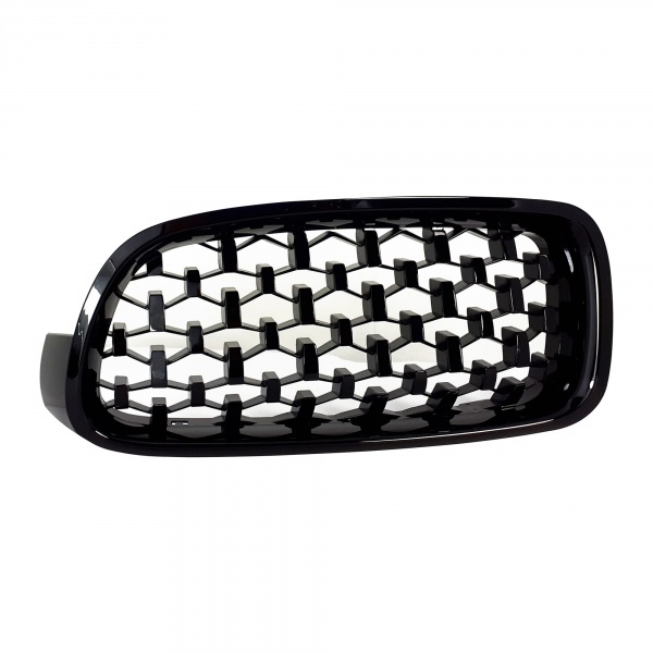 Grilles calandre BMW Serie 3 F30 F31 11-18 look Diamant - Noir Brillant