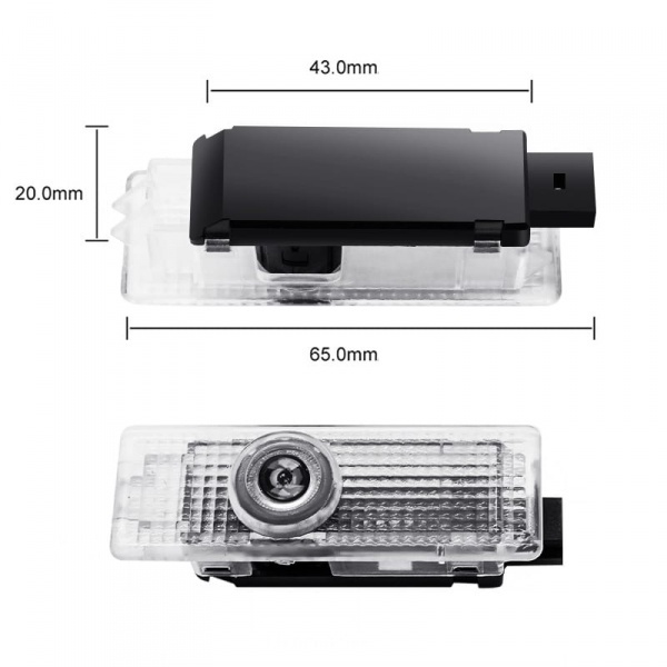 Pack Ghost LED Light Bas de porte Serie 3 5 6 7 X - Logo Mperf