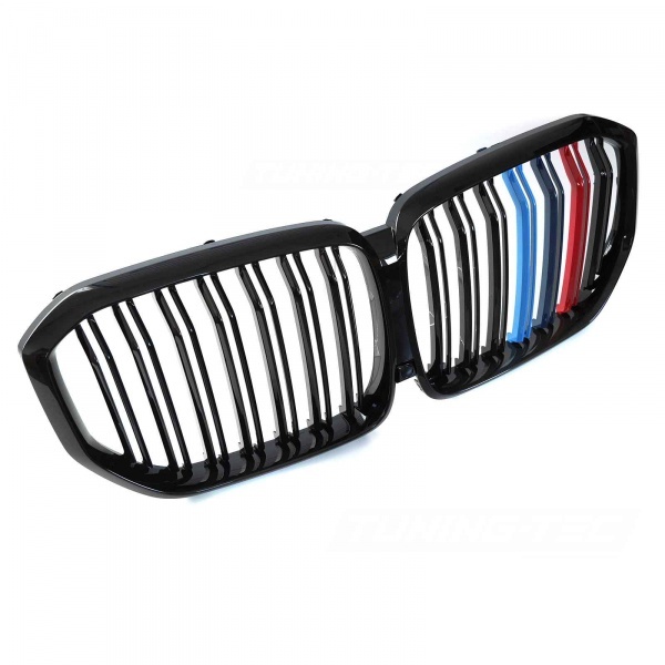 Grille calandre BMW X5 G05 18-22 - Noir Brillant couleurs look Mperf