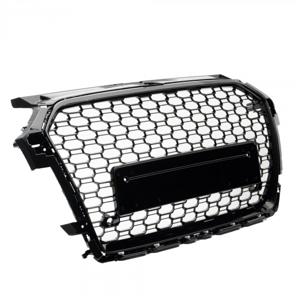 Grille calandre Audi A1 8X 15-18 - Nid d'abeille RS1 - Noir