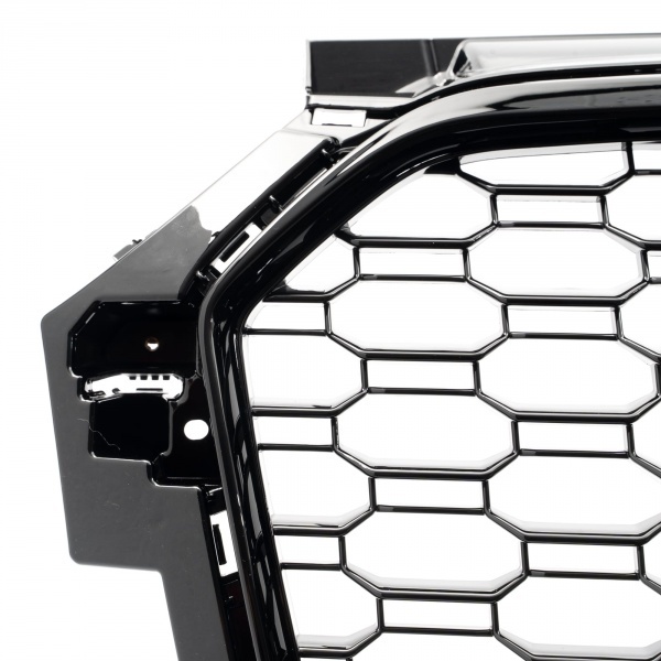 Grille calandre Audi A1 8X 15-18 - Nid d'abeille RS1 - Noir