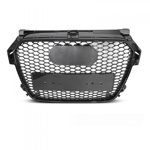 Grille calandre Audi A1 8X 10-14 - Nid d'abeille RS1 - Noir