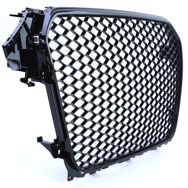 Grille calandre Audi A4 B8 8K facelift 11-15 - Noir brillant - look RS4