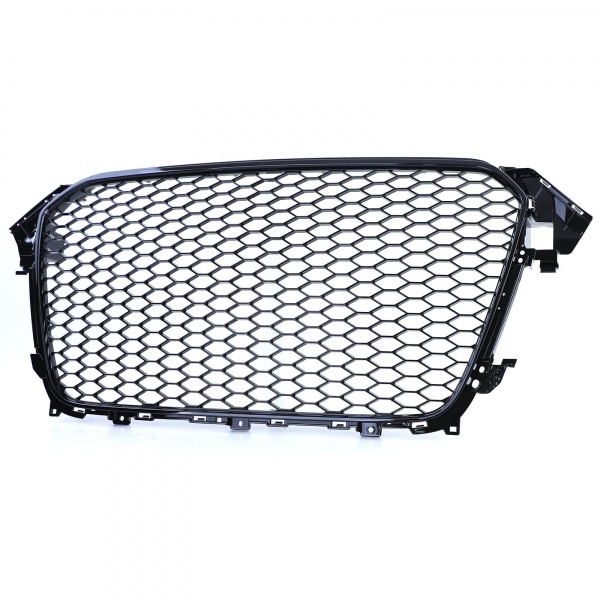 Grille calandre Audi A4 B8 8K facelift 11-15 - Noir brillant - look RS4