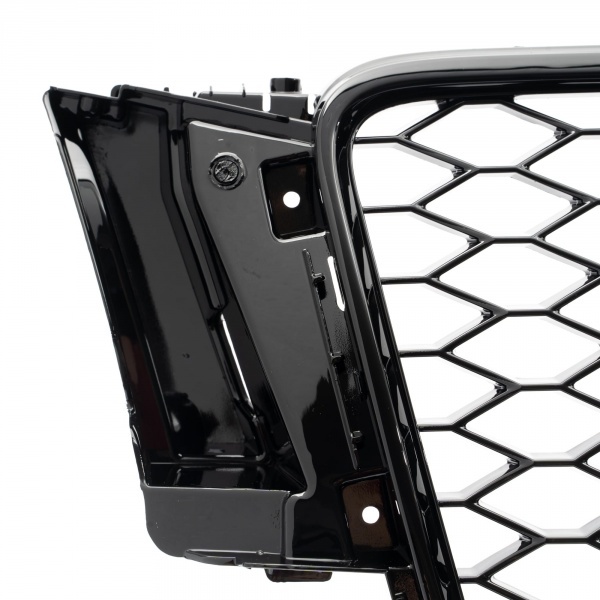 Grille calandre Audi A5 07-11 - look RS5 - Noir Laqué PDC