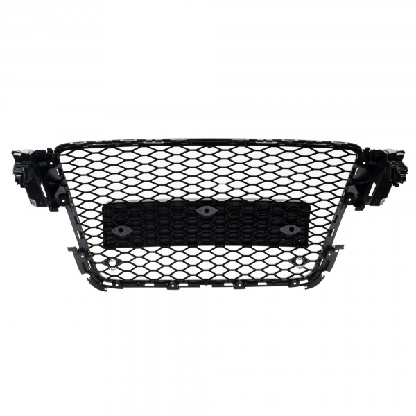 Grille calandre Audi A5 07-11 - look RS5 - Noir Laqué PDC