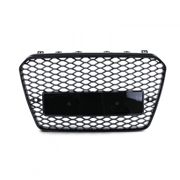 Grille calandre Audi A5 8T 11-17 - look RS5 - Noir Laqué