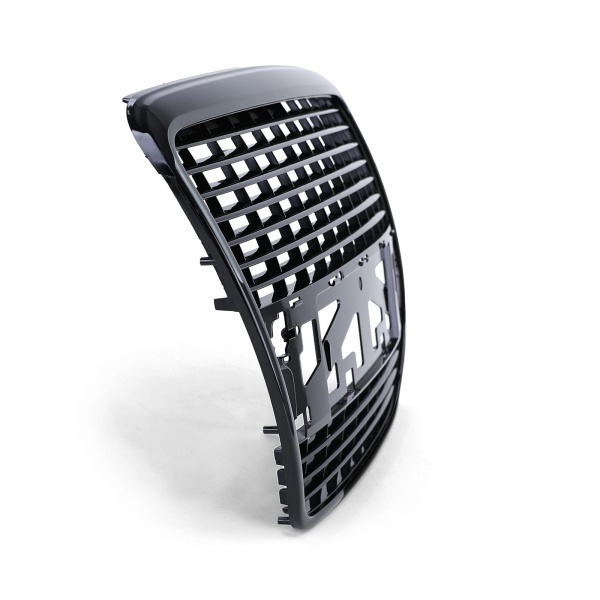 Grille calandre Audi A6 C6 04-08 - look S6 - Noir Laqué
