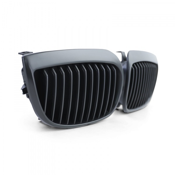 Grilles calandre BMW Serie 1 E81  E87 04-07 - Noir Mat