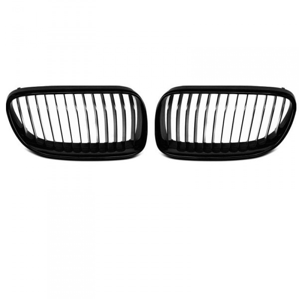 Grilles calandre BMW Serie 3 E92 E93 07-10 - Noir brillant
