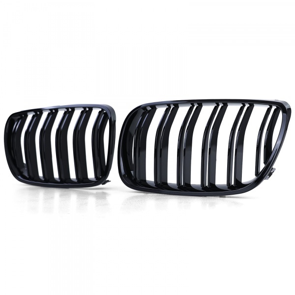 Grilles calandre BMW X3 (E83) 06-11 - Noir look M 6 lames