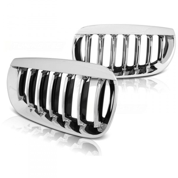 Grilles calandre BMW X3 E83 03-06 - Chrome
