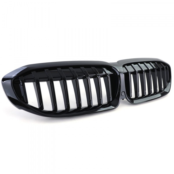 Grilles calandre BMW Serie 3 G20 G21 look mperf - 18-22 - Noir Brillant
