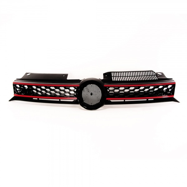 Grille calandre VW Golf 6 (VI) - look GTI - Noir