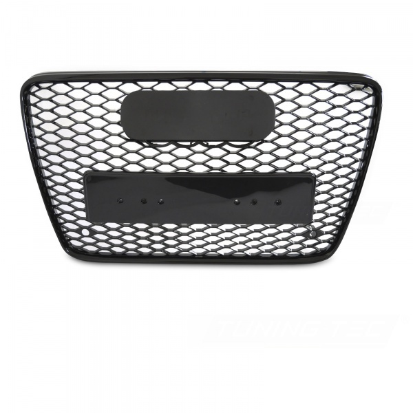 Grille calandre Audi Q7 4L 05-15 - look RSQ7 logo - Noir Brillant - PDC