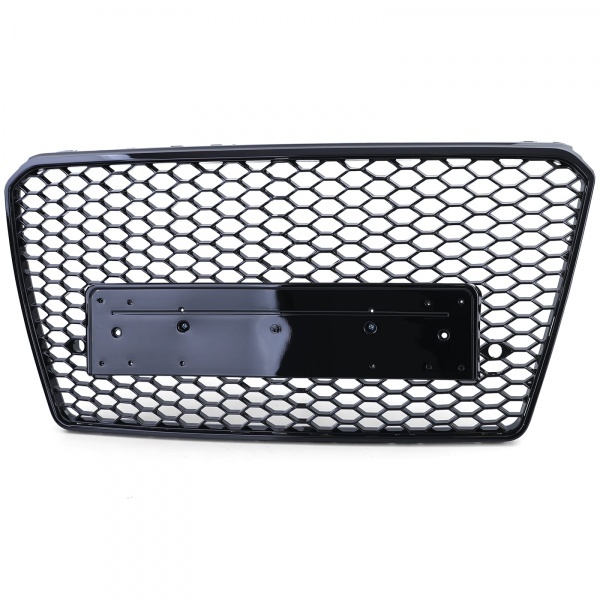 Grille calandre Audi A7 C7 4G 10-14 - Noir brillant - look RS7