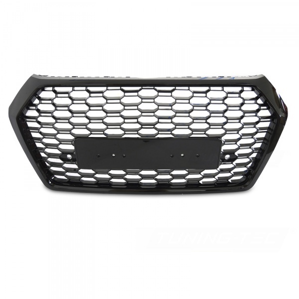 Grille calandre Audi Q5 II FY17-20 - look RSQ5 - Noir Laqué