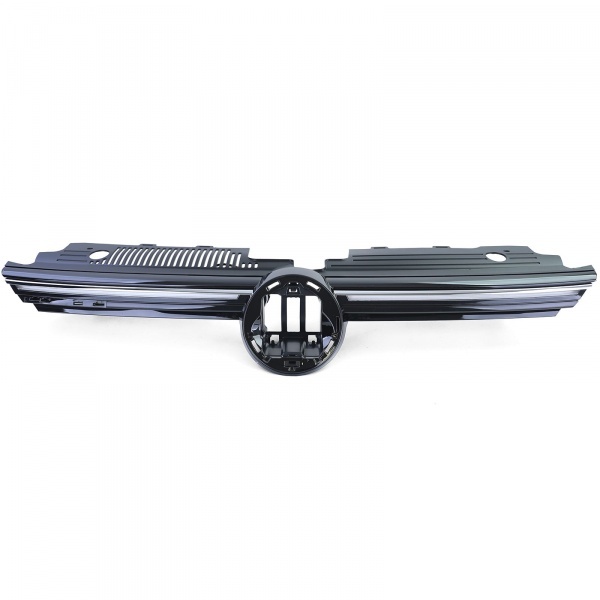 Grille calandre VW Golf 8 (VIII) 20-23 - look R avec LED - Noir brillant
