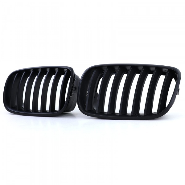 Grilles calandre BMW X5 E70 - X6 E71 07-13 mperf - Noir Mat