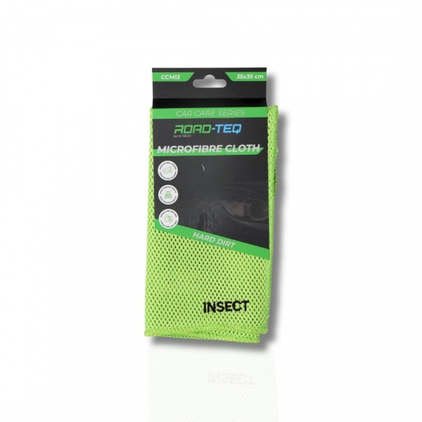 Microfibre Road-Teq pour insectes et saletés tenaces 35x35 cm - 300 GSM