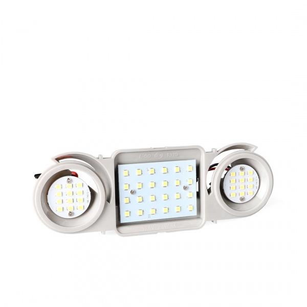 Éclairages intérieur arrière LED M-Tech pour VW Golf 5 / 6 - 48 SMD - Blanc 5000K