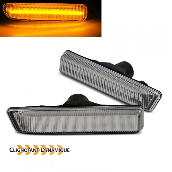 Clignotants LED dynamiques BMW X5 E53 99-06 - Clair