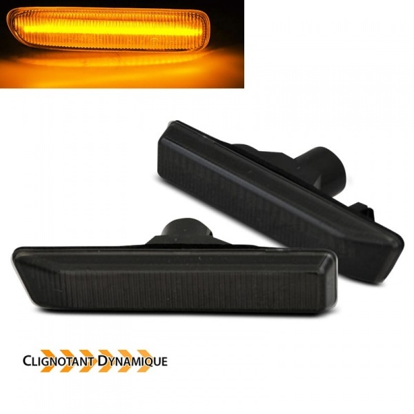 Clignotants LED dynamiques BMW X5 E53 99-06 - Noir fume