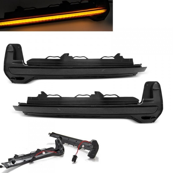 2 Clignotants retro dynamiques LED Audi TT 8S R8 2 - Noir
