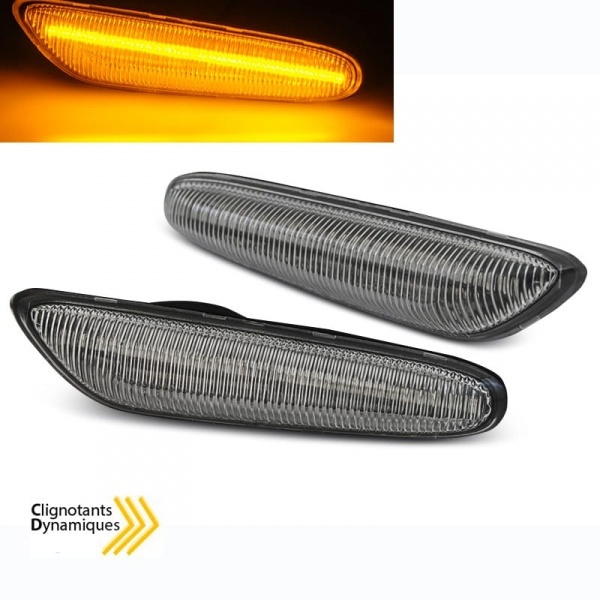 Clignotants repetiteurs LED dynamiques BMW E87 E46 E60 E84 E90 E92 E93 - Clair