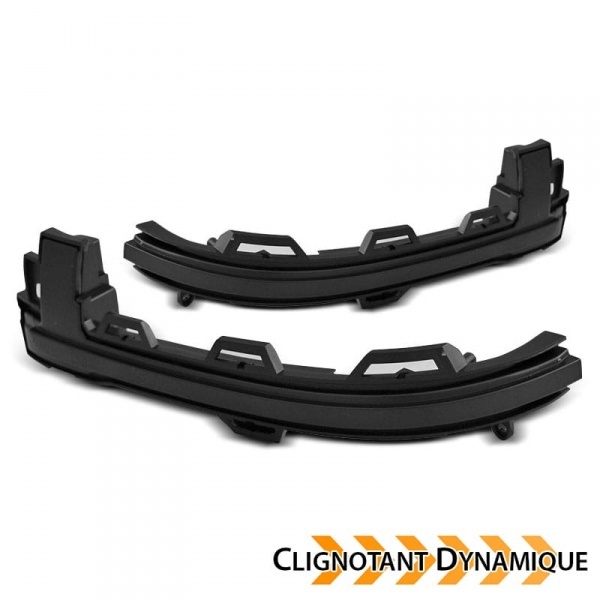 2 Clignotants retro dynamiques LED BMW X3 F25 X4 F26 X5 X6 - Noir