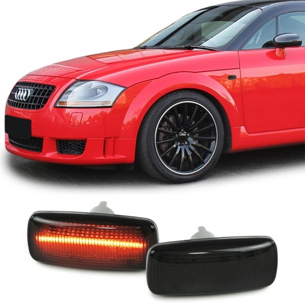 2 Clignotants d'aile LED Audi A3 8L A4 B5 A6 C5 A8 TT 8N - Noir