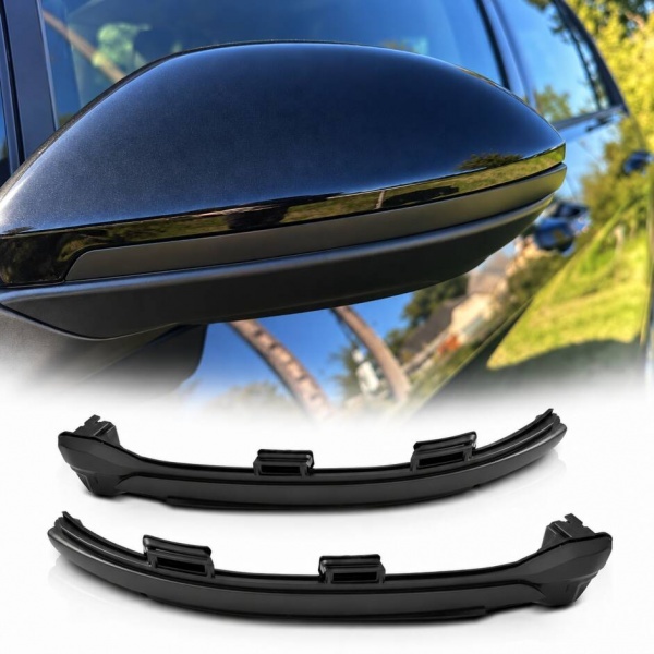 2 Clignotants retro dynamiques LED VW GOLF 7 - Noir
