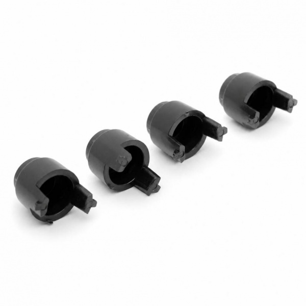 4 Caches capteurs PDC 18 mm pour pare choc avant et arrière