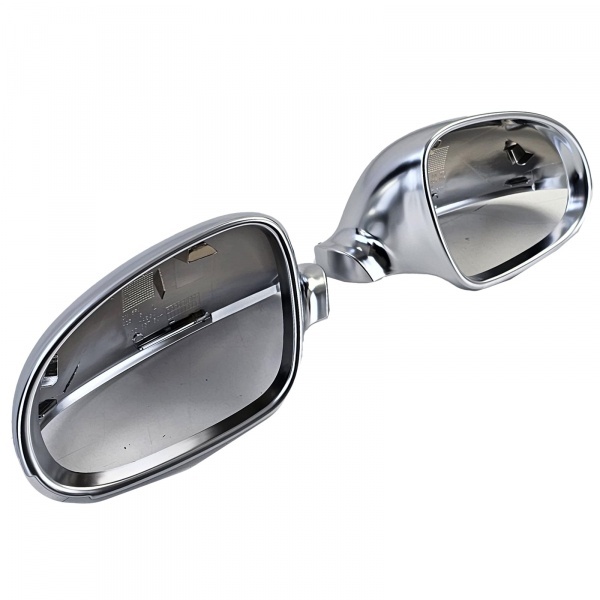 Coques / coiffes retroviseur Chrome Mat pour VW Golf 5 03-08