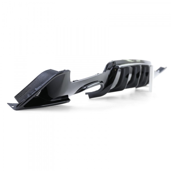 Diffuseur arriere BMW serie 4 F32 F33 F36 double sortie double - noir brillant