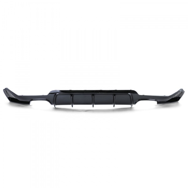 Diffuseur arriere BMW serie 4 F32 F33 F36 double sortie double - noir brillant