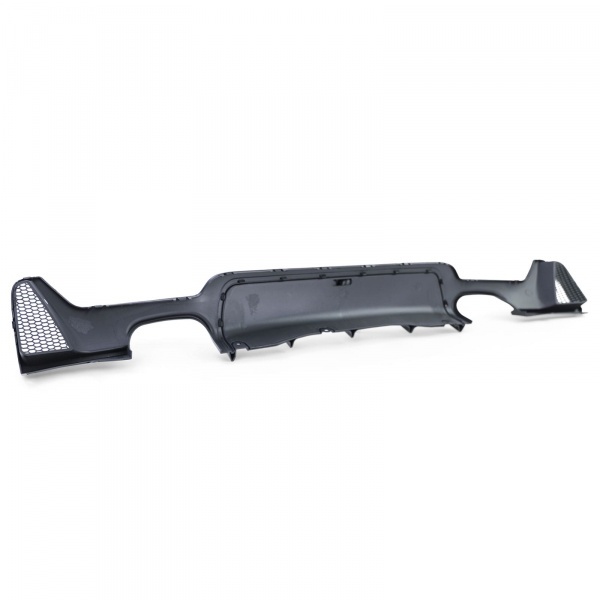 Diffuseur arriere BMW serie 4 F32 F33 F36 double sortie double - noir brillant